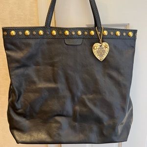 AUTHENTIC GUCCI HEART CHARM TOTE